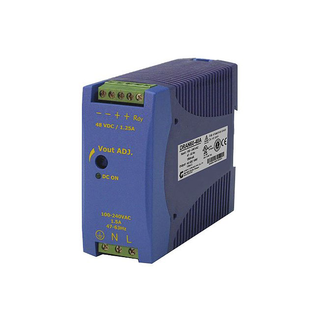 Chinfa DIN ��܉�Դ DRAN60-24A 60W, 2.5Aݔ�� 24V dc