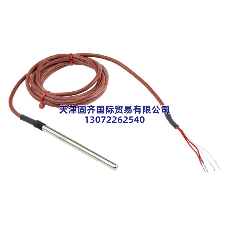 RS PRO pt100�ضȂ����� PT100, 4, ̽�^ֱ�� 6mm, ��ߜضȸБ� +200��C, ̽�^�L�� 100mm